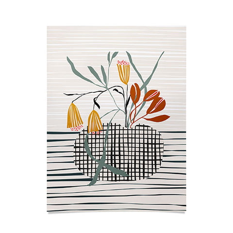 DESIGN d´annick midcentury plant pot Poster