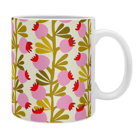 DESIGN dannick Minimal nordic flower pink Coffee Mug