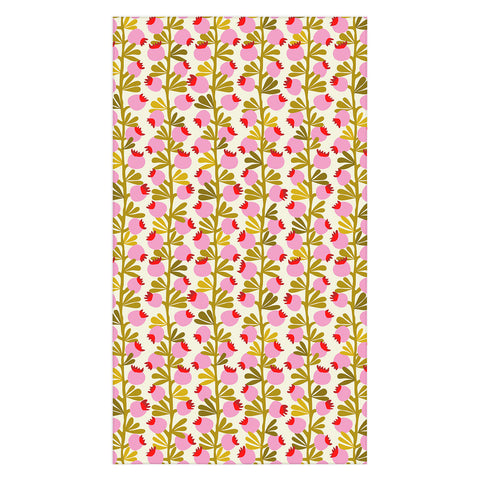 DESIGN dannick Minimal nordic flower pink Tablecloth