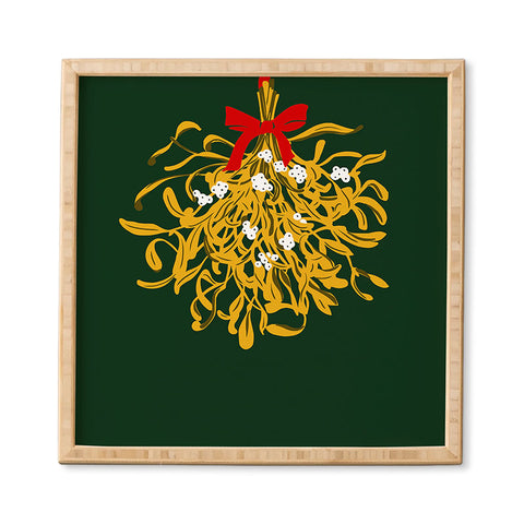 DESIGN dannick Mistletoe for Christmas Framed Wall Art