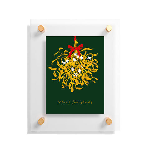 DESIGN d´annick Mistletoe for Christmas Floating Acrylic Print