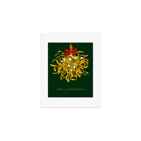 DESIGN dannick Mistletoe for Christmas Art Print