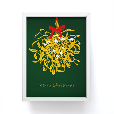 DESIGN d´annick Mistletoe for Christmas Framed Mini Art Print