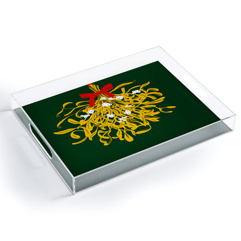 DESIGN d´annick Mistletoe for Christmas Acrylic Tray