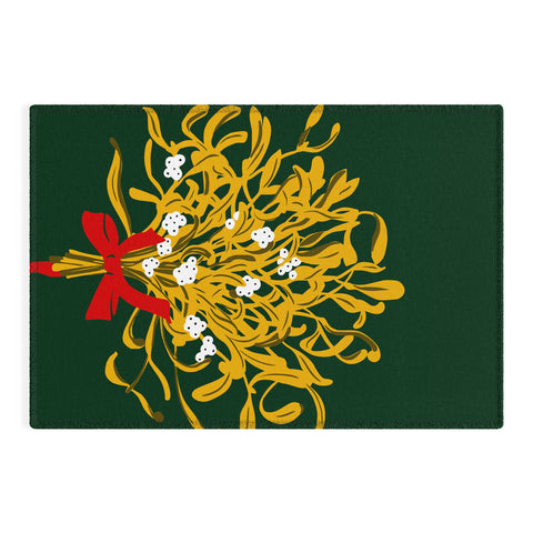 DESIGN dannick Mistletoe for Christmas Outdoor Rug
