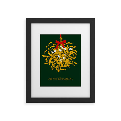 DESIGN dannick Mistletoe for Christmas Framed Art Print