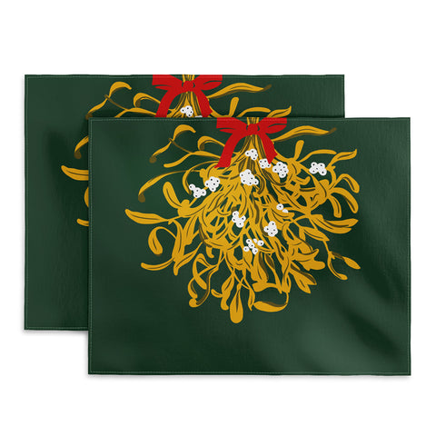 DESIGN dannick Mistletoe for Christmas Placemat