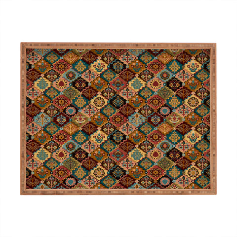 DESIGN dannick Oriental granny squares Rectangular Tray