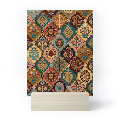 DESIGN d´annick Oriental granny squares Mini Art Print