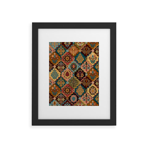 DESIGN dannick Oriental granny squares Framed Art Print