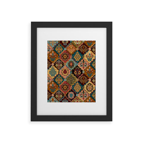 DESIGN d´annick Oriental granny squares Framed Art Print