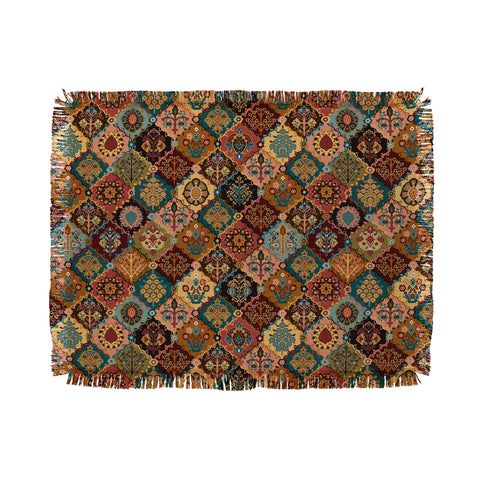 DESIGN d´annick Oriental granny squares Throw Blanket