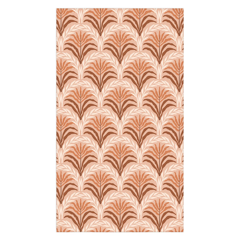 DESIGN d´annick Palm leaves arch pattern rust Tablecloth