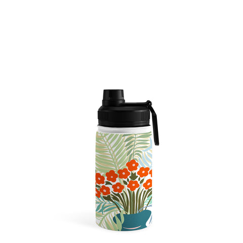 DESIGN dannick Palm tree leaf Bouquet Water Bottle