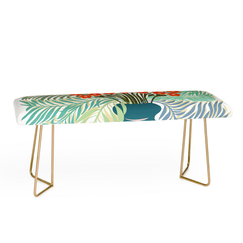 DESIGN dannick Palm tree leaf Bouquet Bench