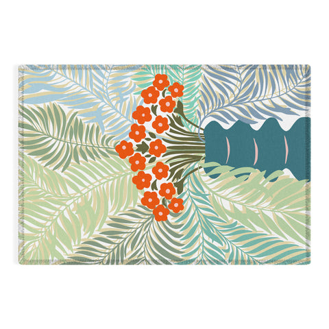 DESIGN dannick Palm tree leaf Bouquet Outdoor Rug