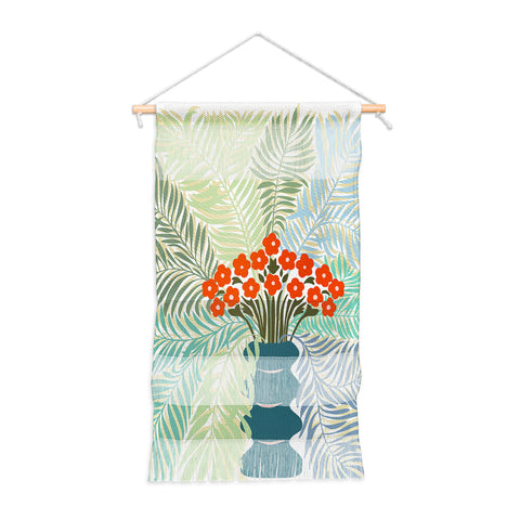 DESIGN dannick Palm tree leaf Bouquet Wall Hanging Portrait