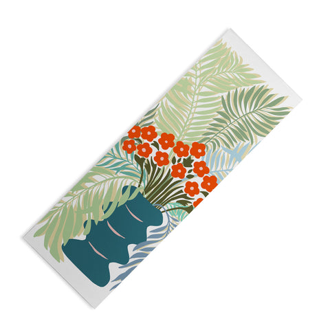 DESIGN dannick Palm tree leaf Bouquet Yoga Mat