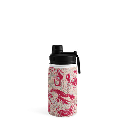 DESIGN d´annick Red Lobster Viva Magenta Water Bottle