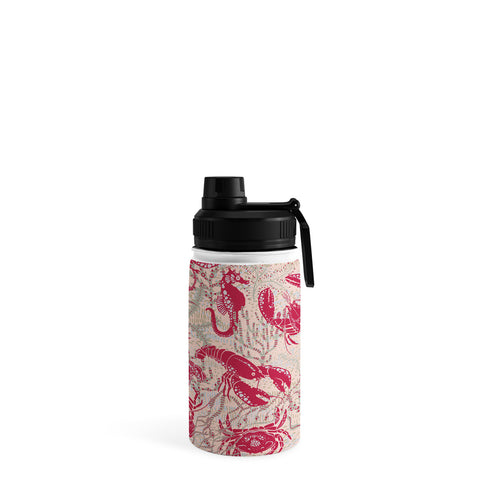 DESIGN dannick Red Lobster Viva Magenta Water Bottle
