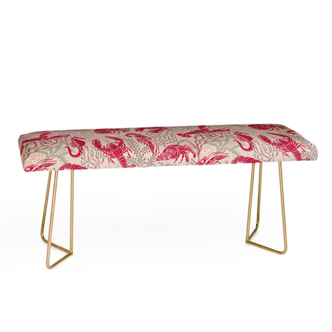 DESIGN dannick Red Lobster Viva Magenta Bench