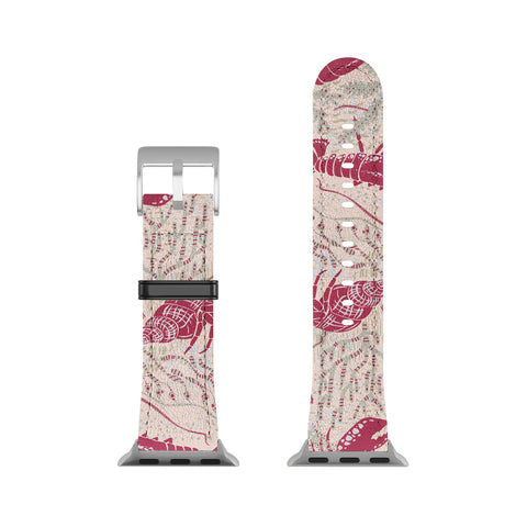 DESIGN dannick Red Lobster Viva Magenta Apple Watch Band