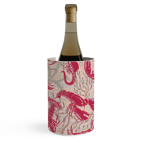 DESIGN d´annick Red Lobster Viva Magenta Wine Chiller