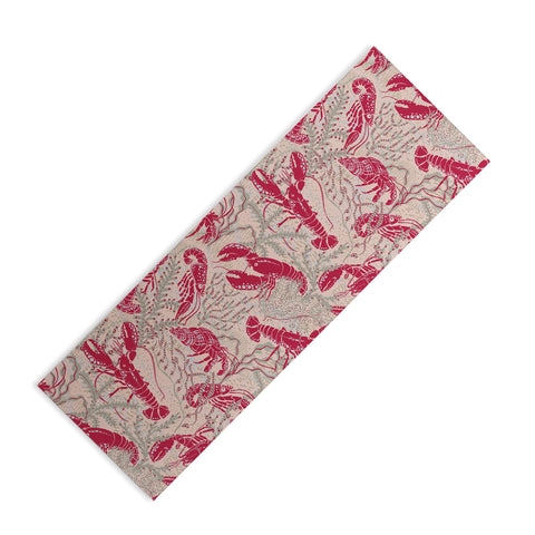 DESIGN dannick Red Lobster Viva Magenta Yoga Mat
