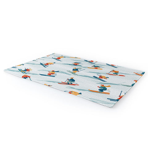 DESIGN dannick Retro Sportive Ski alpine light Area Rug