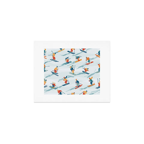 DESIGN dannick Retro Sportive Ski alpine light Art Print