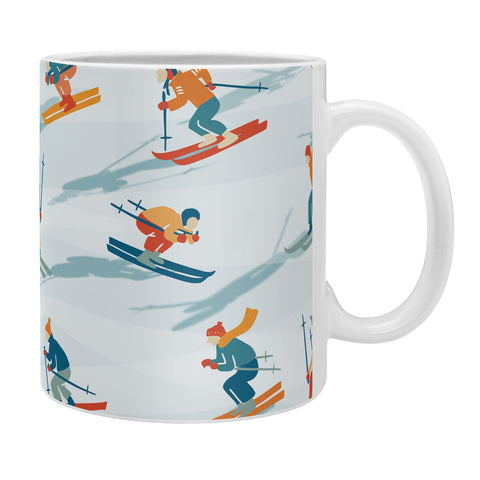 DESIGN d´annick Retro Sportive Ski alpine light Coffee Mug
