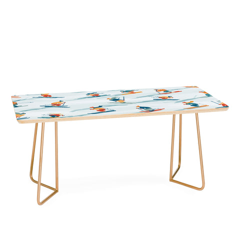 DESIGN dannick Retro Sportive Ski alpine light Coffee Table