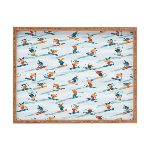 DESIGN dannick Retro Sportive Ski alpine light Rectangular Tray