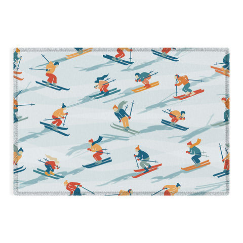 DESIGN dannick Retro Sportive Ski alpine light Outdoor Rug