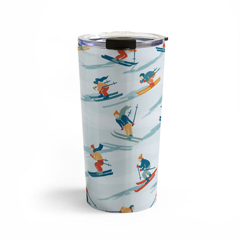 DESIGN dannick Retro Sportive Ski alpine light Travel Mug