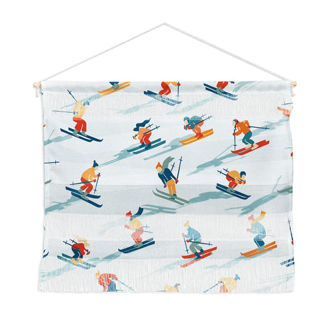 DESIGN dannick Retro Sportive Ski alpine light Wall Hanging Landscape