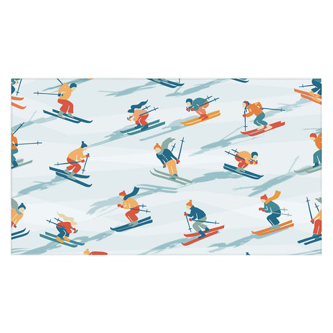 DESIGN dannick Retro Sportive Ski alpine light Tablecloth