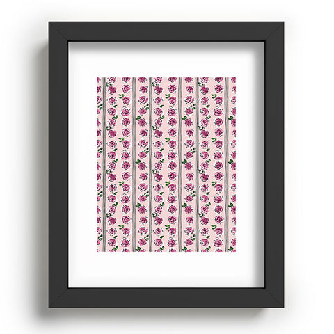 DESIGN dannick romantic rose pattern sweet Recessed Framing Rectangle
