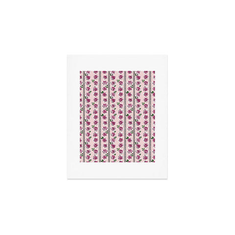 DESIGN d´annick romantic rose pattern sweet Art Print