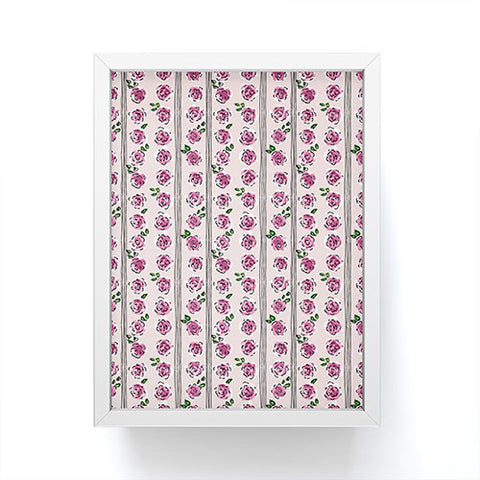 DESIGN dannick romantic rose pattern sweet Framed Mini Art Print