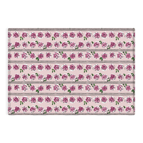 DESIGN dannick romantic rose pattern sweet Outdoor Rug