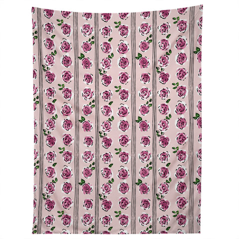 DESIGN dannick romantic rose pattern sweet Tapestry