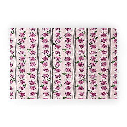 DESIGN dannick romantic rose pattern sweet Welcome Mat