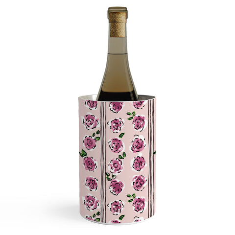 DESIGN d´annick romantic rose pattern sweet Wine Chiller