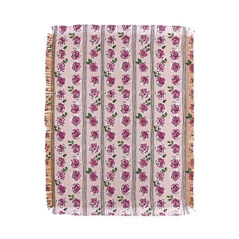 DESIGN dannick romantic rose pattern sweet Throw Blanket