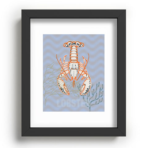 DESIGN dannick Sea life lobster Neptunes joy Recessed Framing Rectangle