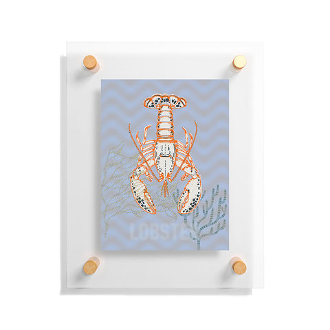 DESIGN dannick Sea life lobster Neptunes joy Floating Acrylic Print