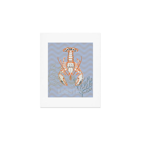 DESIGN d´annick Sea life lobster Neptunes joy Art Print