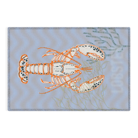 DESIGN dannick Sea life lobster Neptunes joy Outdoor Rug