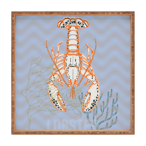 DESIGN d´annick Sea life lobster Neptunes joy Square Tray